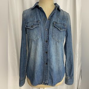 Ladies Madewell Small denim shirt